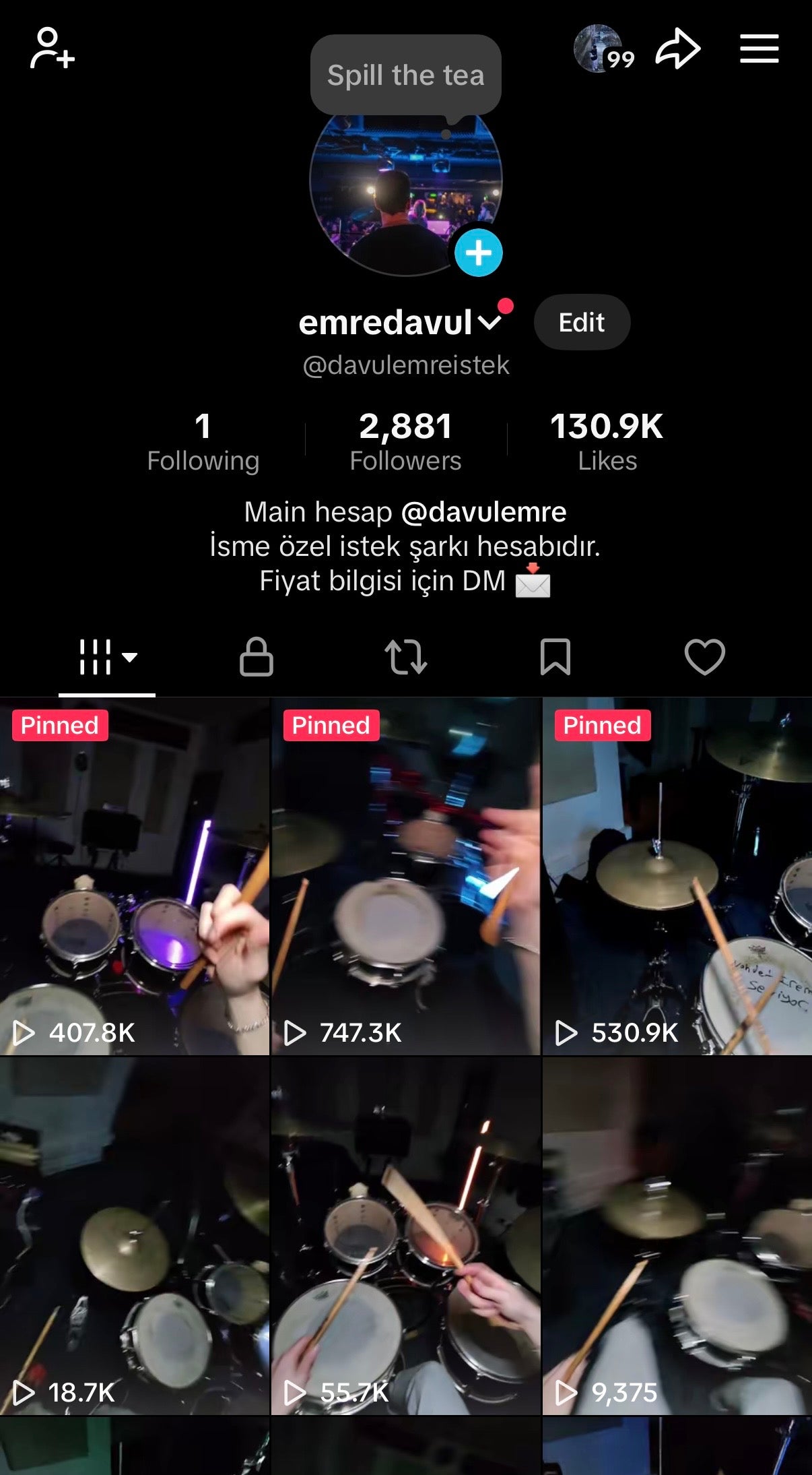 TikTok Yan Hesap
